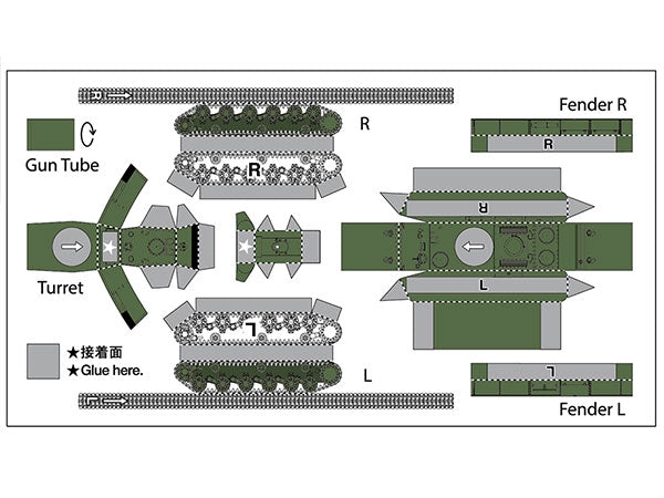 Tamiya 35372 Russian Heavy Tank KV-1 Model 1941, Early Production 1/35 – imagen 8