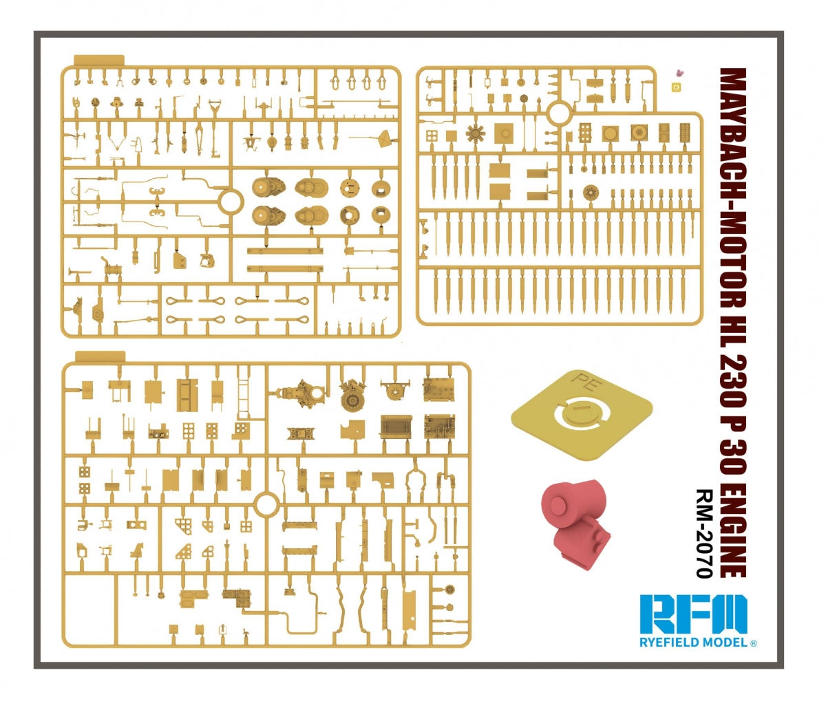 Rye Field Model 2070 MAYBACH-Motor HL 230 P 30 Engine 1/35 – imagen 2