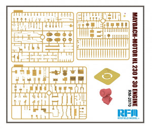 Rye Field Model 2070 MAYBACH-Motor HL 230 P 30 Engine 1/35 – imagen 2