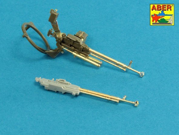 Aber 35L-114 Barrel for Russian 12,7mm heavy machine gun DShK, WWII version (JS-2:; JS-3; JSU-152) 1/35 – imagen 18