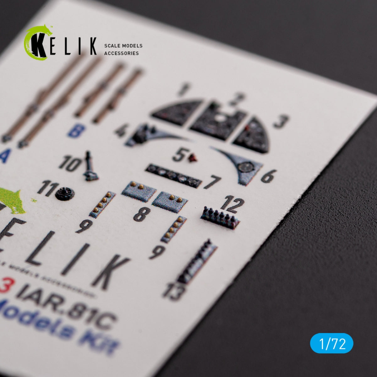 KELIK K72143 IAR.81c - interior 3D decals for IBG Models kit 1/72 – Bild 4