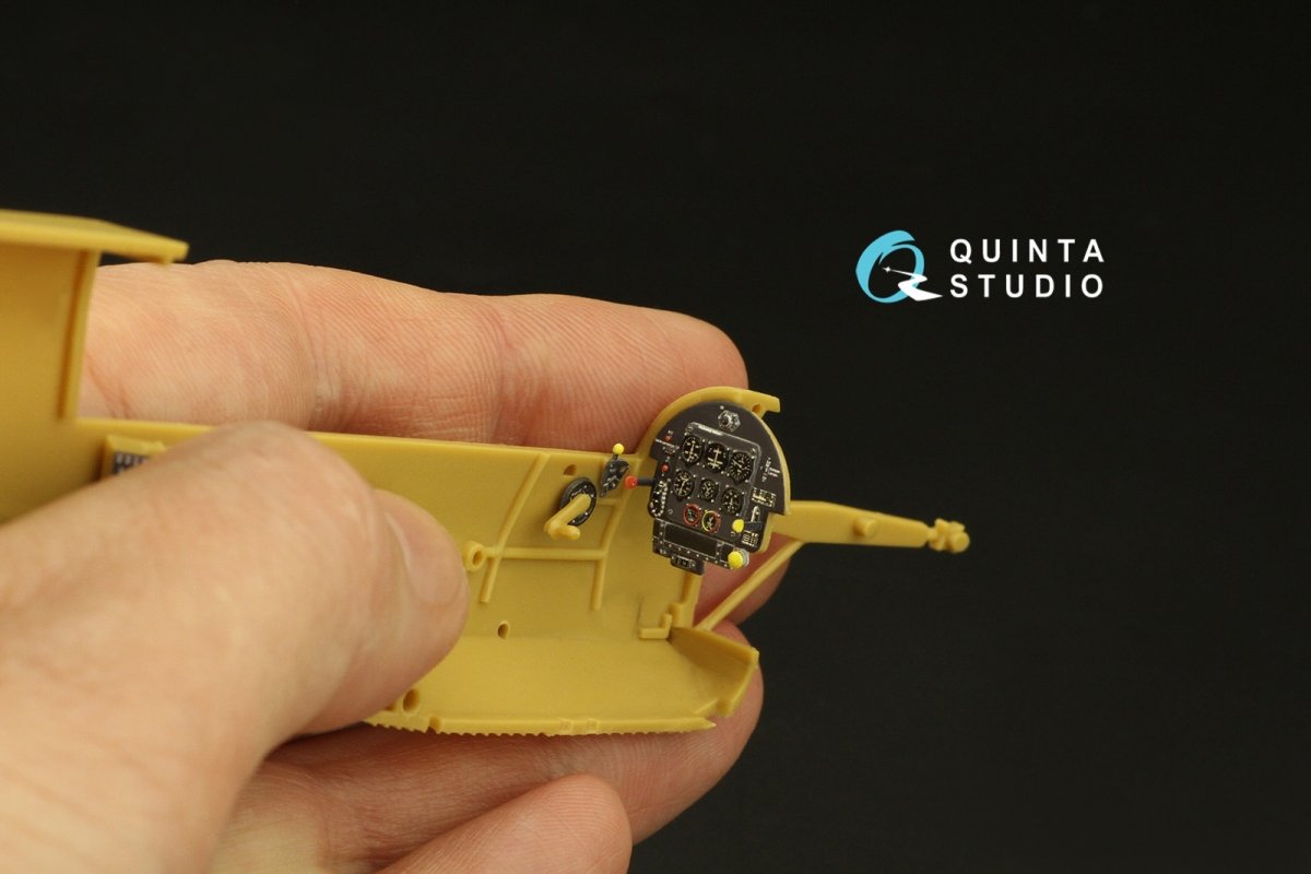 Quinta Studio QD35072 Fi 156C 3D-Printed &amp;amp; coloured Interior on decal paper (Hobby Boss (ex-Tristar)) 1/35 – imagen 10