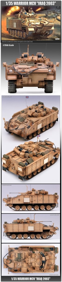 Academy 13201 WARRIOR MCV (IRAQ 2003) 1/35 – zdjęcie 2