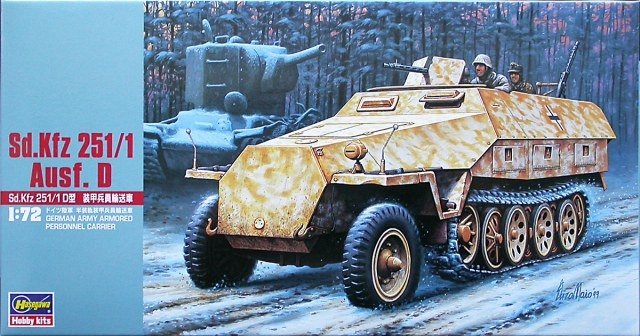 Hasegawa MT44 German Sdkfz 251/1 Ausf D Half Track 1/72