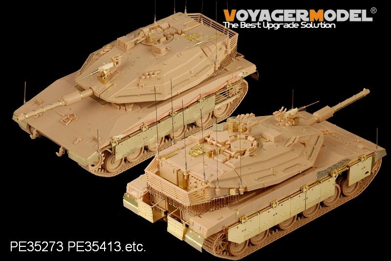 Voyager Model PEA171 Modern Merkava MBT Family Antenna Set (For All) 1/35 – immagine 2