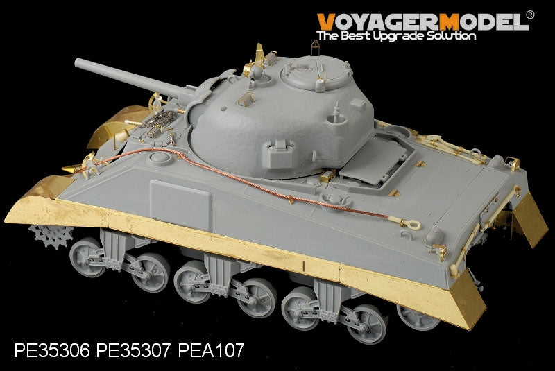Jupes de char intermédiaires M4 de l&amp;#39;armée américaine (Seconde Guerre mondiale) pour maquettes Voyager PE35307 (DRAGON 6511 et 6579, échelle 1/35) – image 4