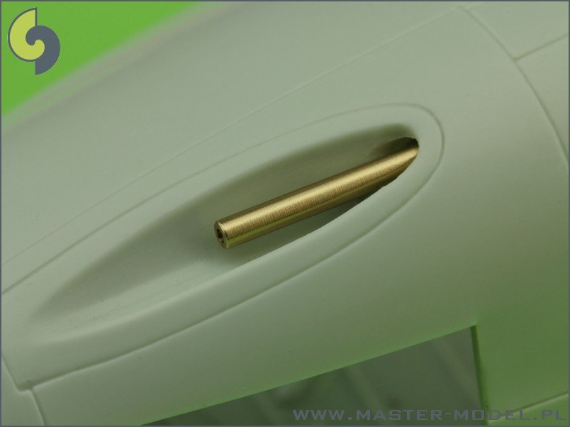 Master AM-32-041 He-162 Salamander - ensemble d&amp;#39;armement et de détails (embouts de canon MG 151, indicateur de train d&amp;#39;atterrissage avant et tube Pitot) (1/32)  – image 4