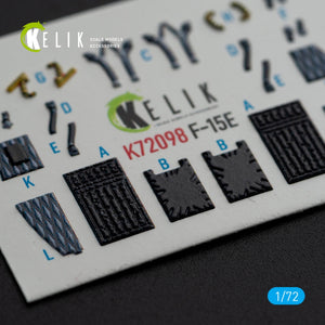 KELIK K72098 F-15E - interior 3D decals for GWH kit 1/72 – imagen 5