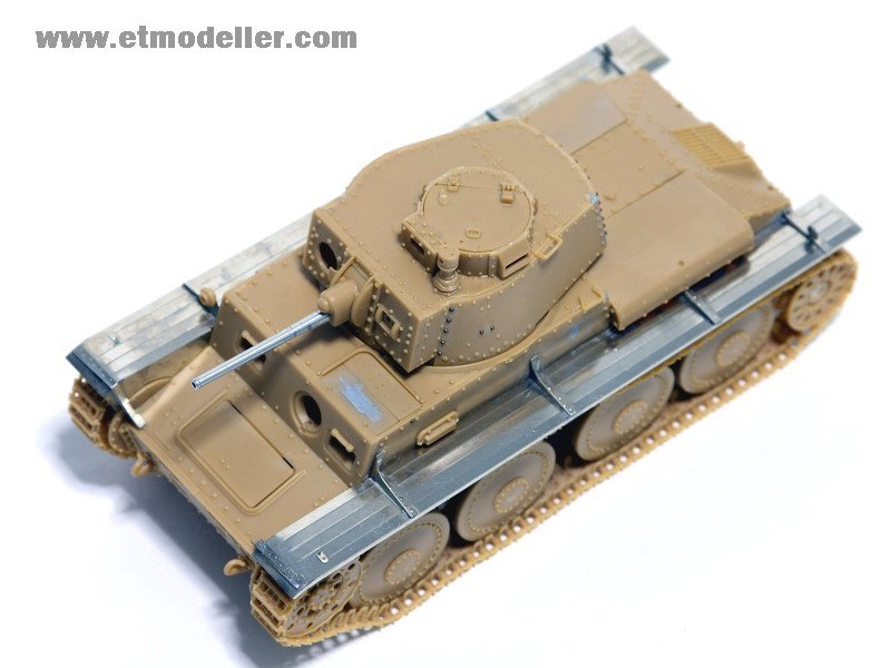 E.T. Model EA35-002 WWII German Pz.Kpfw.38(t) Ausf.B/E/F/G Fender For TRISTAR Kit 1/35 – imagen 2