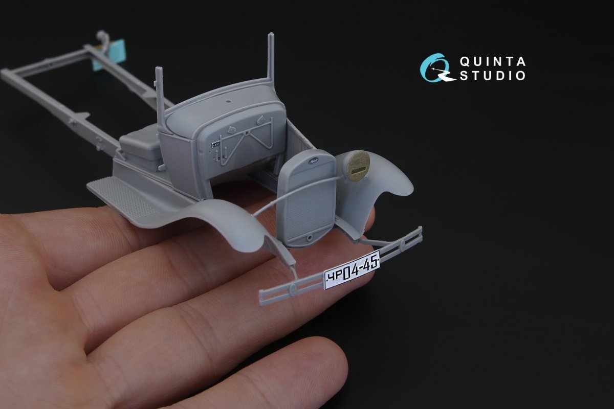 Quinta Studio QD35015 GAZ-AA/AAA family 3D-Printed &amp;amp; coloured Interior on decal paper (for all kit) 1/35 – immagine 9