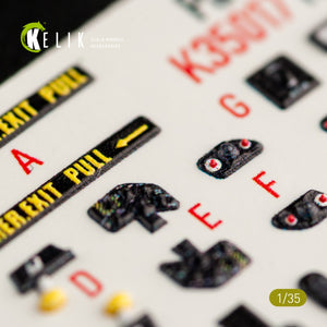 KELIK K35017 HH-60G PAVE HAWK INTERIOR 3D DECALS FOR KITTY HAWK KIT 1/35 – imagen 10