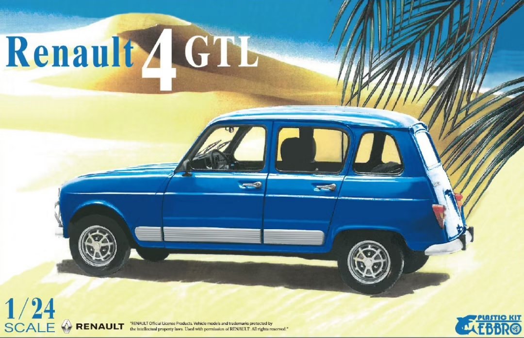 Ebbro 25011 Renault 4 GTL 1/24