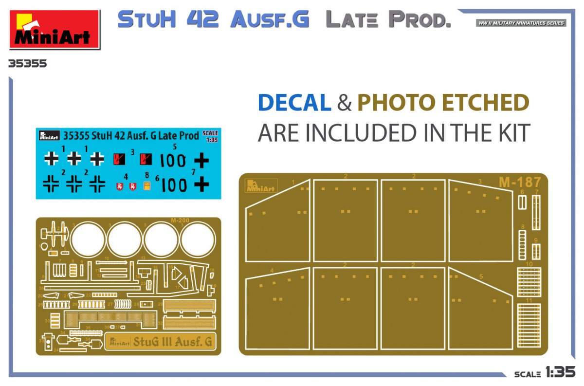 MiniArt 35355 StuH 42 Ausf. G LATE PROD 1/35 – zdjęcie 2