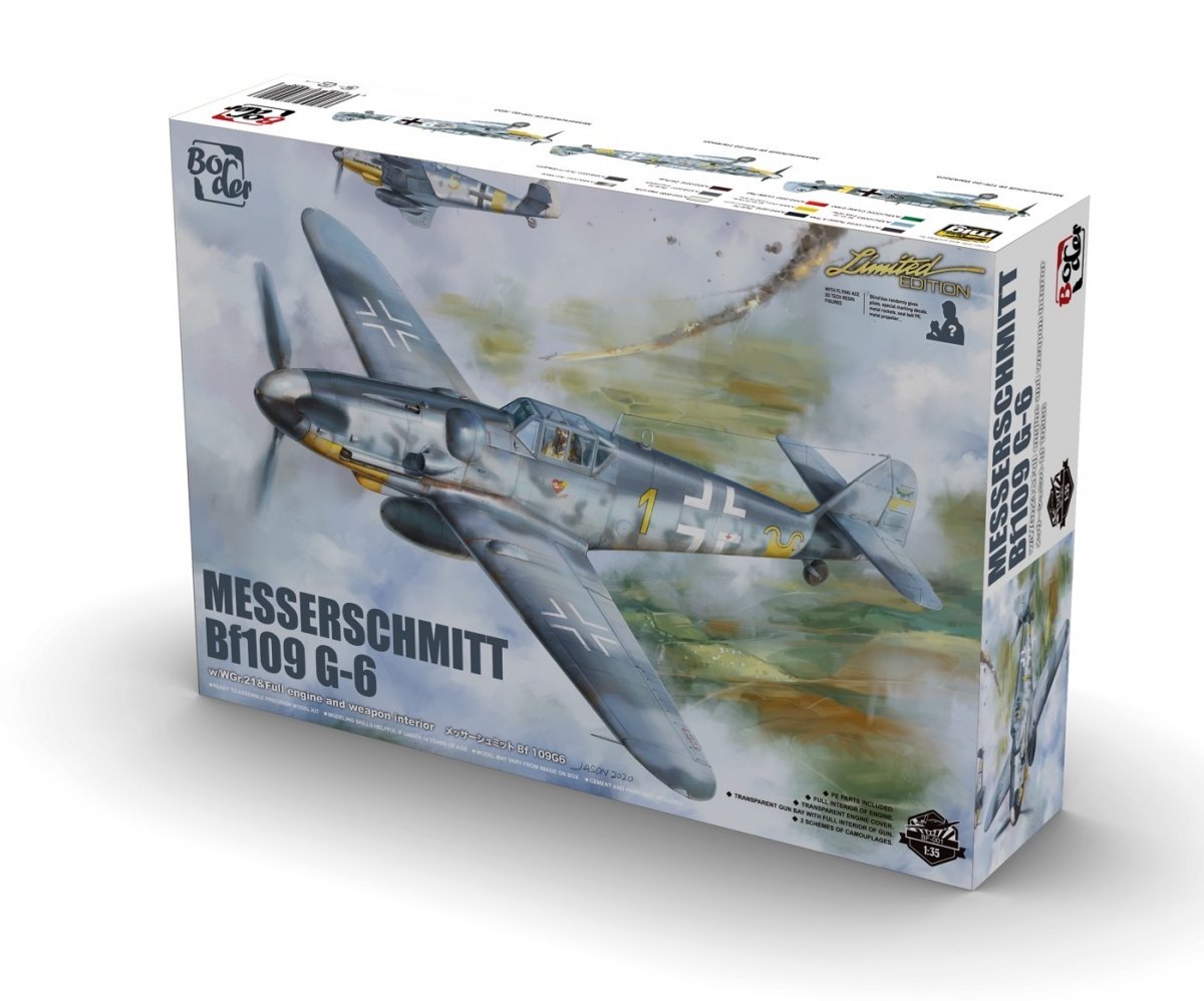 Border Model BF-001 Messerschmitt BF109G-6 &amp;quot;Gustav&amp;quot; 1/35 – imagen 2