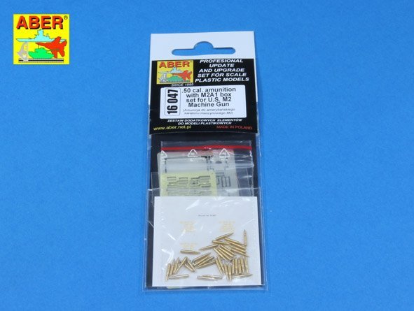 Aber 16047 50 cal. Ammunition with M2A1 box set for U.S. M2 Machine Gun 1/16 – imagen 10
