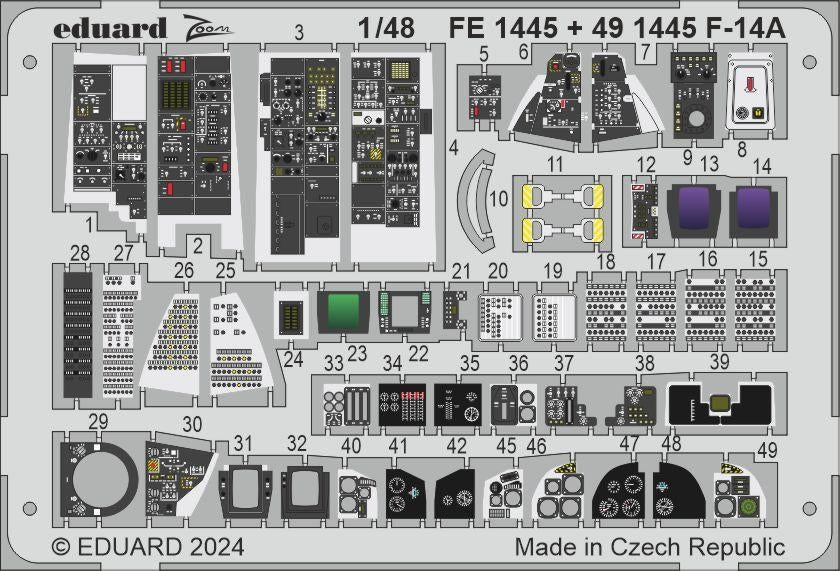 Eduard BIG49418 F-14A GREAT WALL HOBBY 1/48 – imagen 6