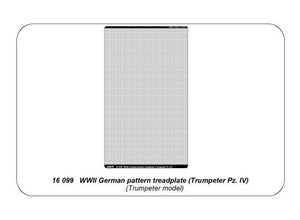 Aber 16099 WWII German pattern treadplate (Trumpeter Pz. IV) 1/16 – zdjęcie 11