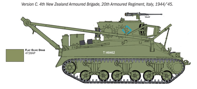 Italeri 6547 M32 Recovery Vehicle 1/35 – immagine 5