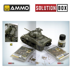 AMMO by Mig Jimenez 7728 SOLUTION BOX 22 – WWII USA ETO. Colors and Weathering System – imagen 6