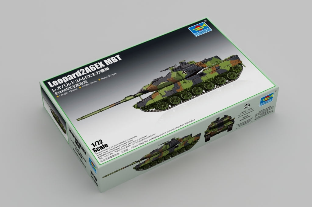 Trumpeter 07192 Leopard2A6EX MBT 1/72 – imagen 2