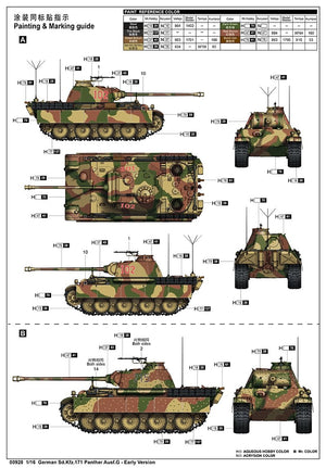 Trumpeter 00928 German Sd.Kfz.171 Panther Ausf.G - Early Version 1/16 – imagen 27