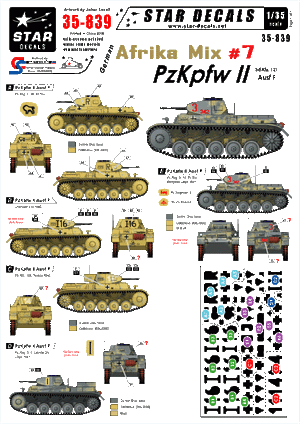 Star Decals 35-839 German Afrika Mix # 7 1/35