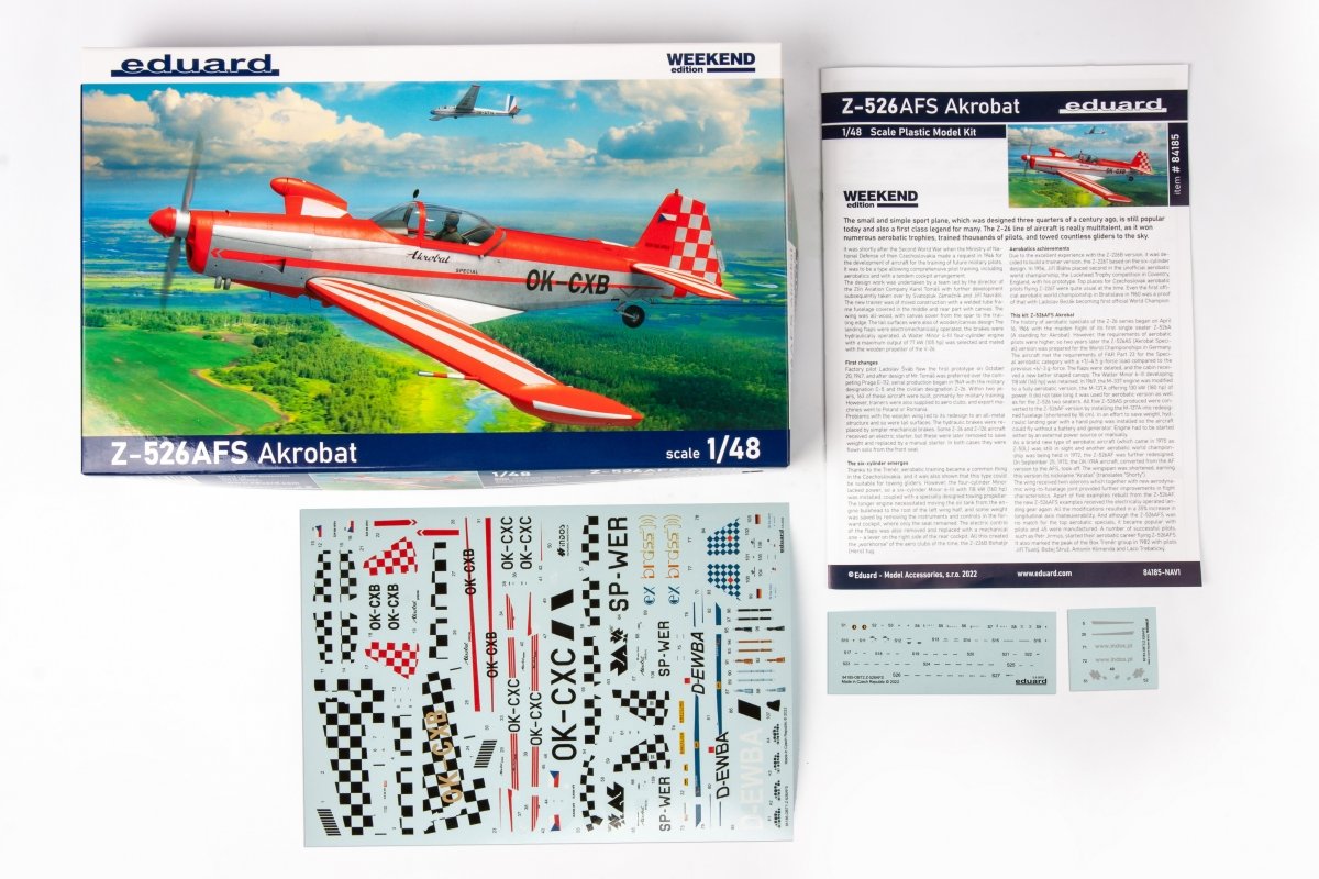 Eduard 84185 Z-526AFS Akrobat 1/48 – imagen 3