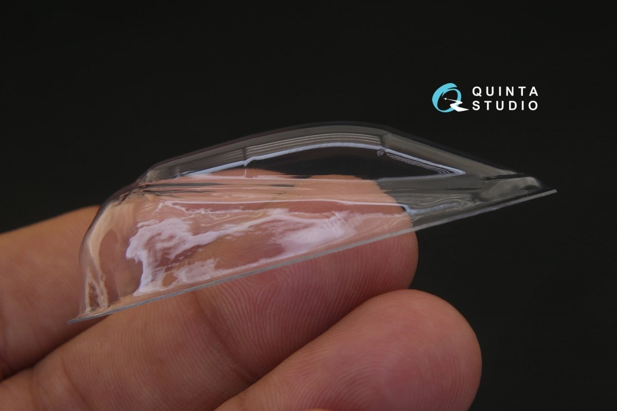 Quinta Studio QC72011 Su-27SM vacuformed clear canopy (for Zvezda kit) 1/72 – imagen 2
