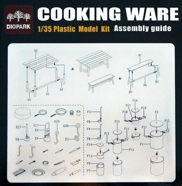 Diopark 35005 Cooking ware accessory 1/35 – imagen 2
