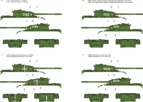 ToRo Modèle 35D67 - Chars T-54 / T-55 en service en Pologne vol.1 1/35 – image 2