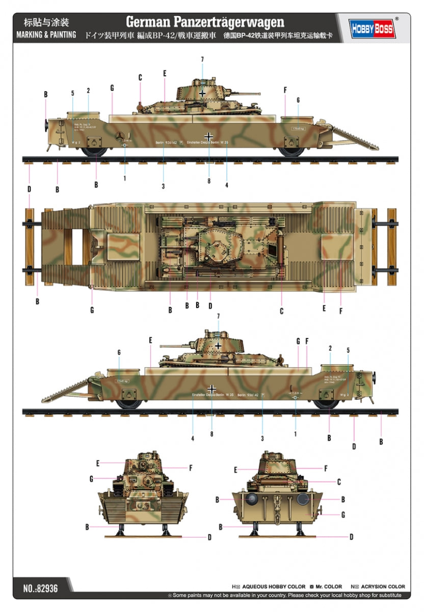 Hobby Boss 82936 German Panzerträgerwagen 1/72 – imagen 4
