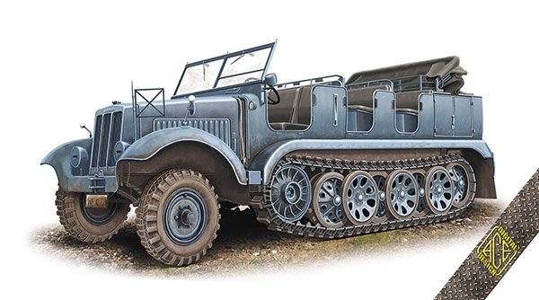 ACE 72568 Sd.Kfz. 6/1 Zugkraftwagen 5t Artillerie 1/72 – zdjęcie 2