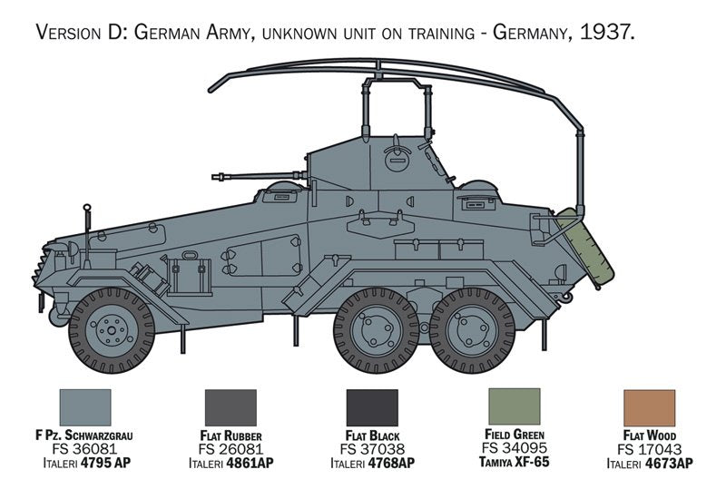 Italeri 6433 Sd.Kfz.232 6-Rad 1/35 – imagen 8