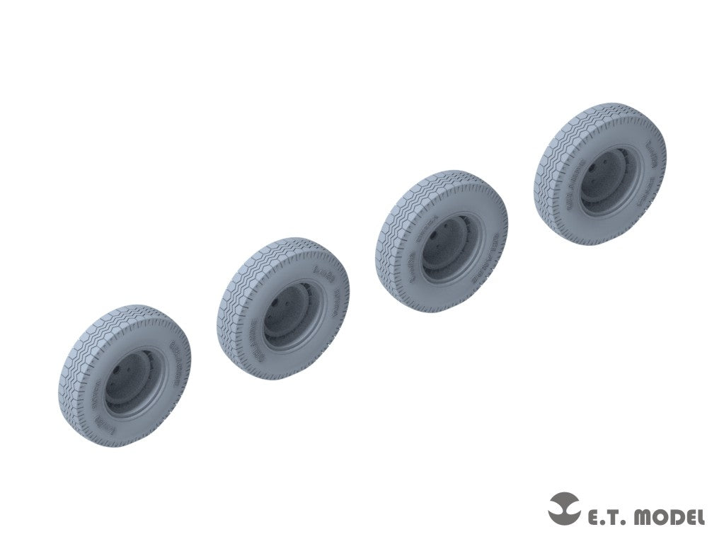 ET Model P35-104 WWII German Sd.Kfz.234 Small Diameter Weighted Wheels Type.4 1/35 – image 3