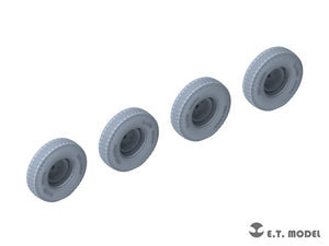 ET Model P35-104 WWII German Sd.Kfz.234 Small Diameter Weighted Wheels Type.4 1/35 – image 3