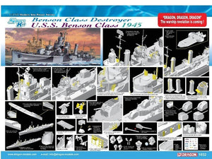 Dragon 1032 USS Benson DD-421 1/350 – immagine 2