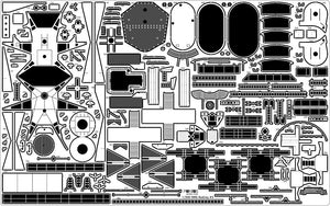 Pontos 23007F1 HMS RODNEY 1942 Detail Up Set 1/200 – imagen 25