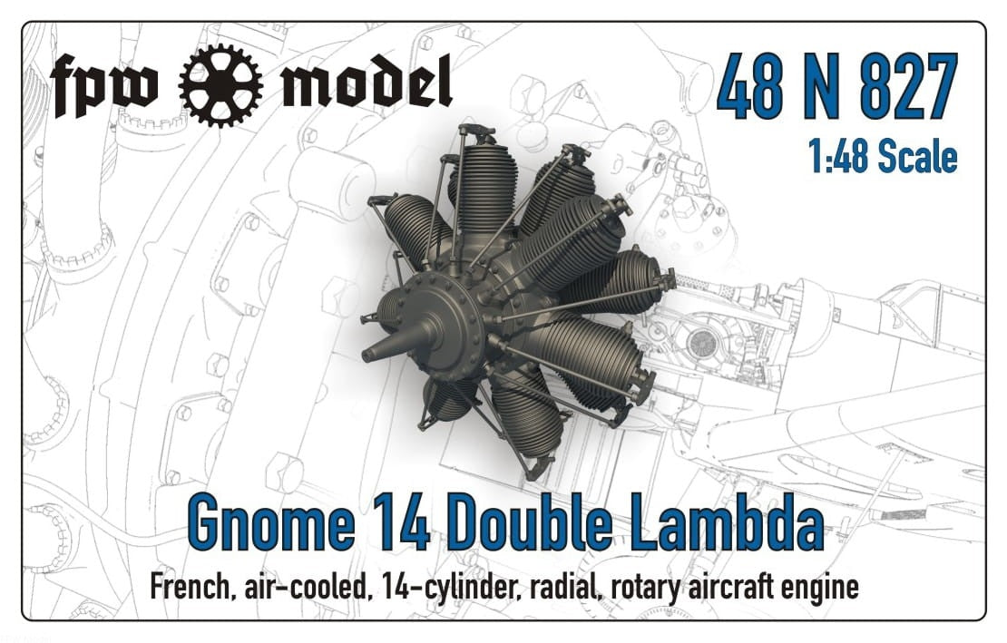 FPW Model 48N827 Gnome 14 Double Lambda 1/48