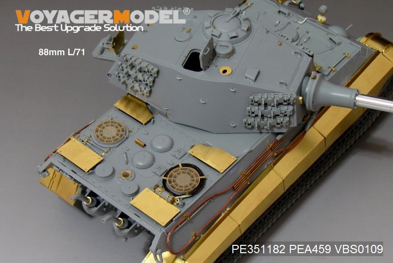 Voyager Model PE351182 WWII German King Tiger (Hensehel Turret)（For DRAGON/ZVEZDA kit） 1/35 – imagen 14