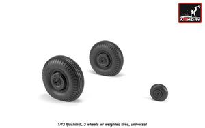 Armory Models AW72056 Iljushin IL-2 Bark late type wheels w/ weighted tires 1/72 – Bild 3