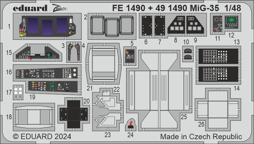 Eduard FE1490 MiG-35 HOBBY BOSS 1/48