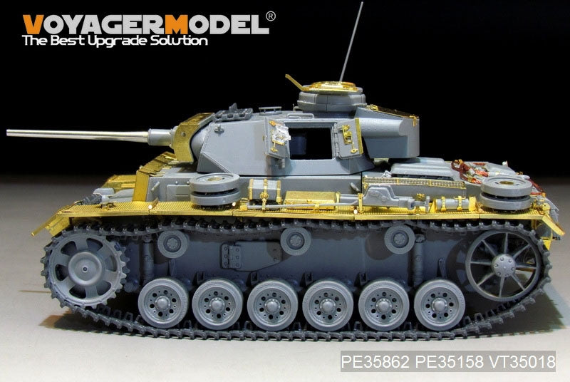 Voyager Model PE35862 WWII German Pz.KPfw.III Ausf.L basic For DRAGON 6387 1/35 – zdjęcie 12