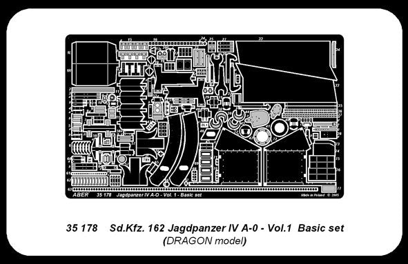Aber 35178 German tank destroyer Sd.Kfz.162 Jagdpanzer IV A-0 - vol.1 - basic set 1/35 – Bild 2
