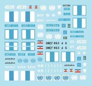 Star Decals 35-C1292 Peacekeepers in the Middle East 2 1/35 – Bild 2