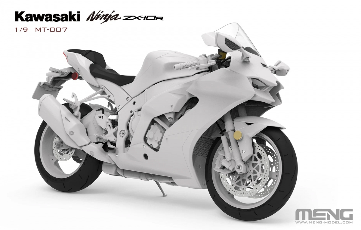 Meng Model MT-007 Kawasaki Ninja ZX-10R 1/9 – imagen 4