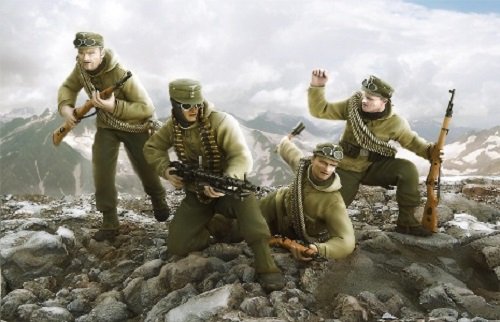 Zvezda 3599 GEBIRGSJAEGER DIVISION. EDELWEISS WWII 1/35
