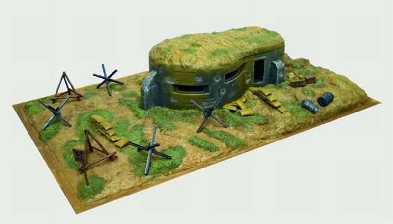 Italeri 6070 Bunker and accessories 1/72