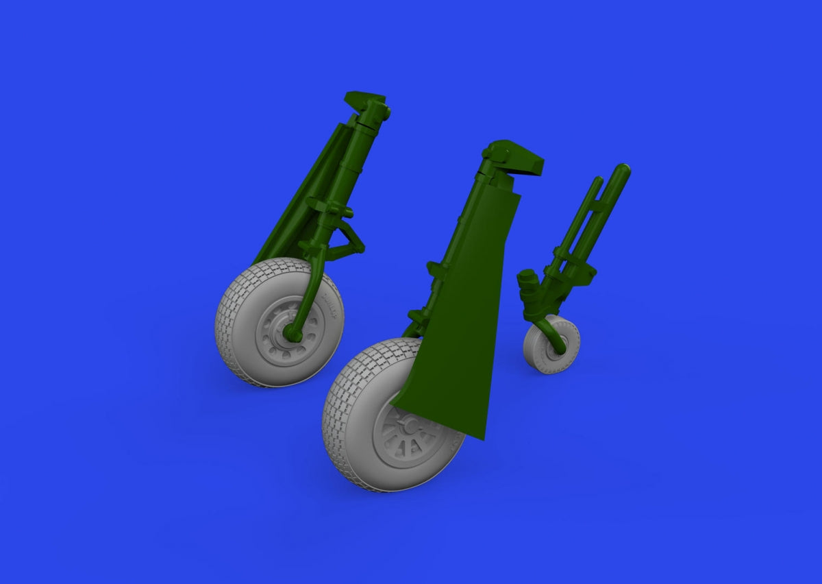 Eduard 672371 P-51D wheels block tread 2 EDUARD 1/72 – imagen 4