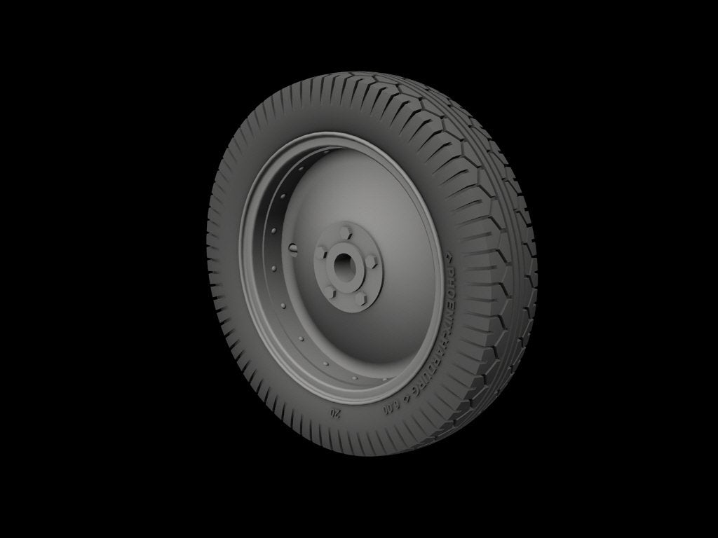 Panzer Art RE35-209 Road wheels for FlaK/Nebelwerfer trailers (commercial pattern B) 1/35 – zdjęcie 2