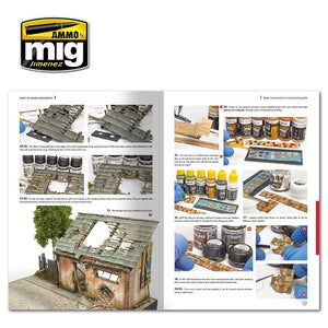 AMMO of Mig Jimenez 6135 HOW TO MAKE BUILDINGS. BASIC CONSTRUCTION AND PAINTING GUIDE (English) – imagen 3